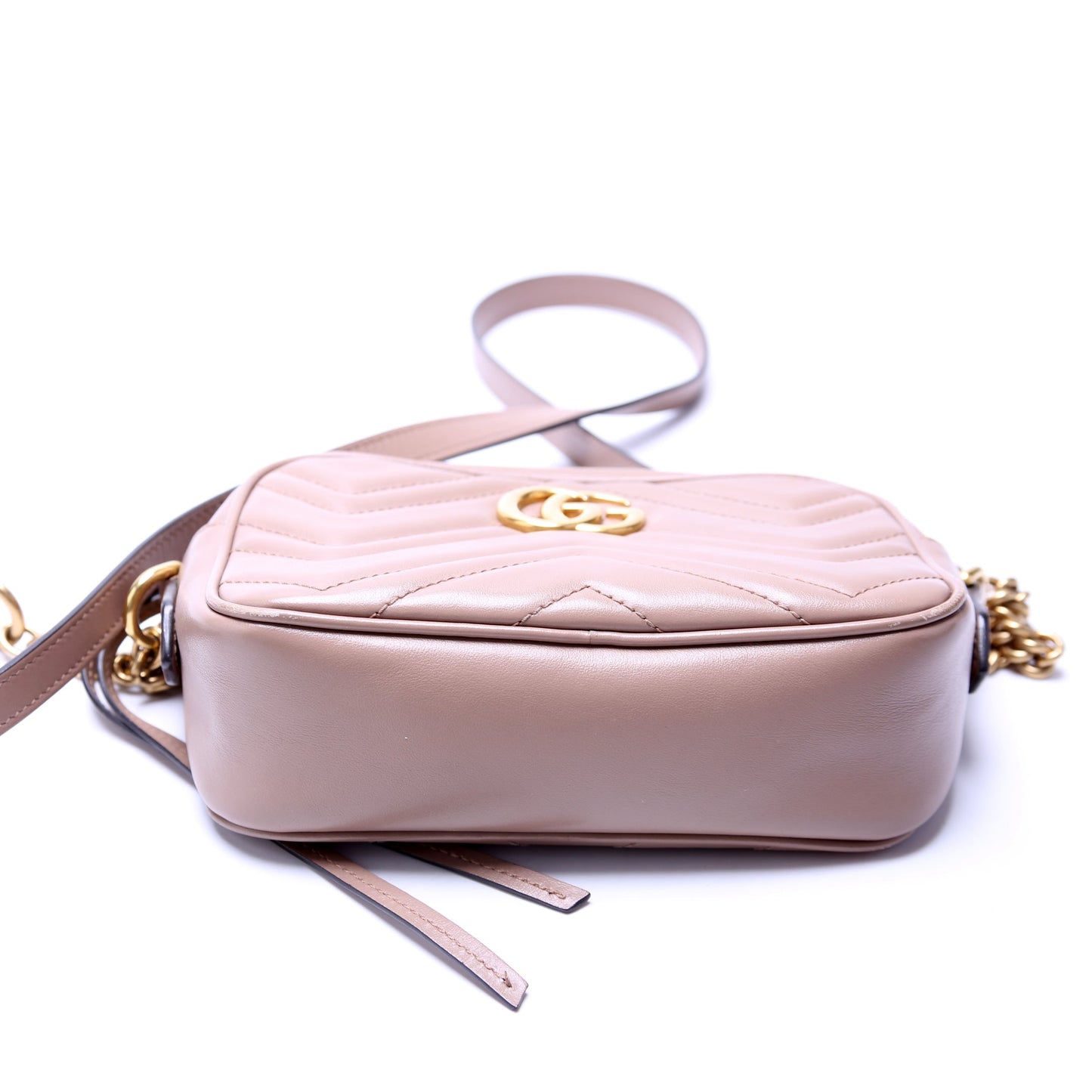 Gucci Marmont Mini Camera Bag Tan