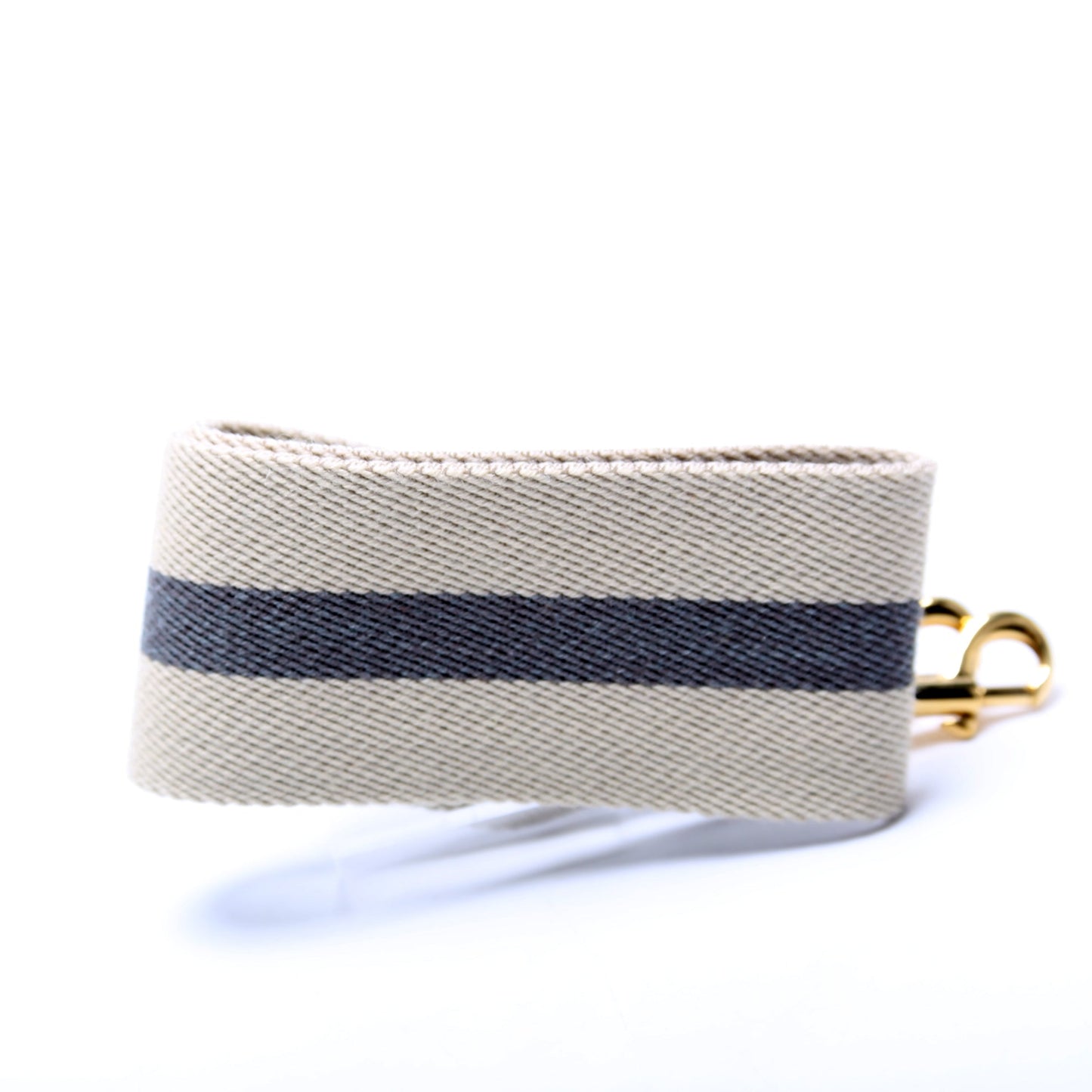 Jacquard Short Shoulder Strap Beige/Grey