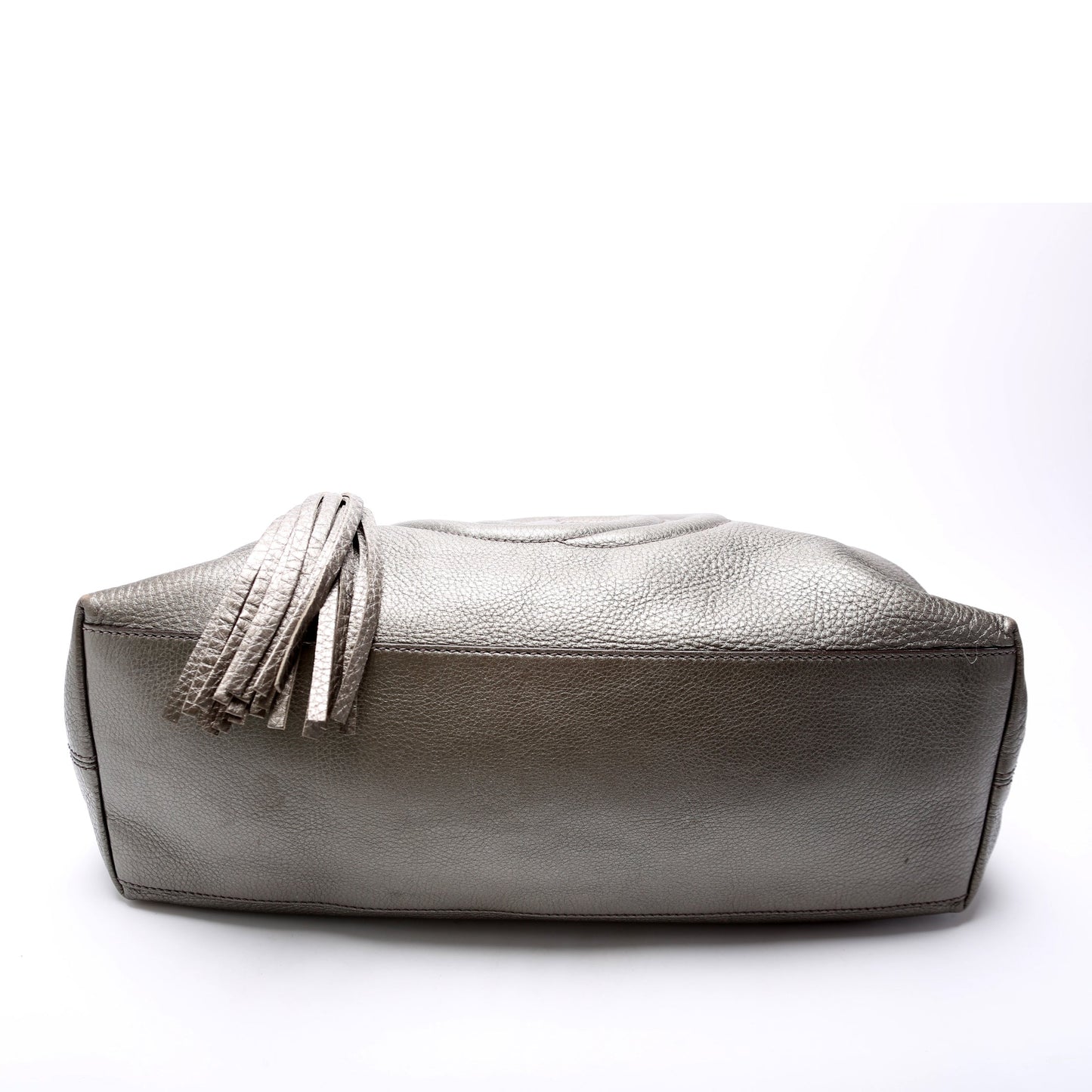 Gucci Soho Leather Shoulder Medium Grey