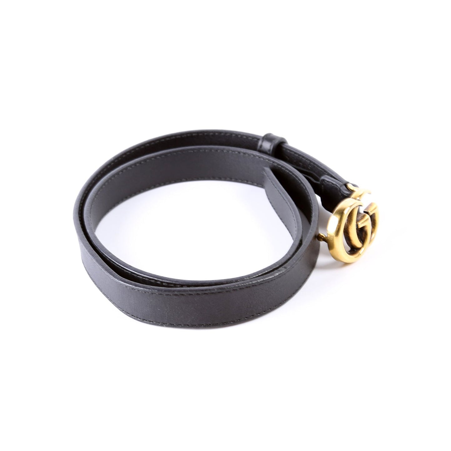 Gucci GG Marmont Thin Belt Size / Black