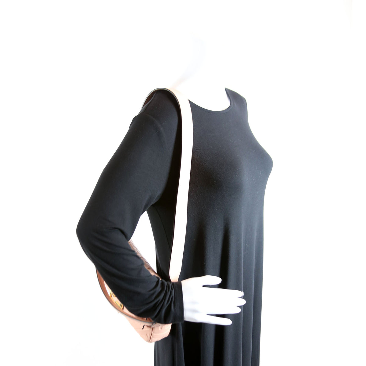 Baguette FF Embossed Nappa Pink