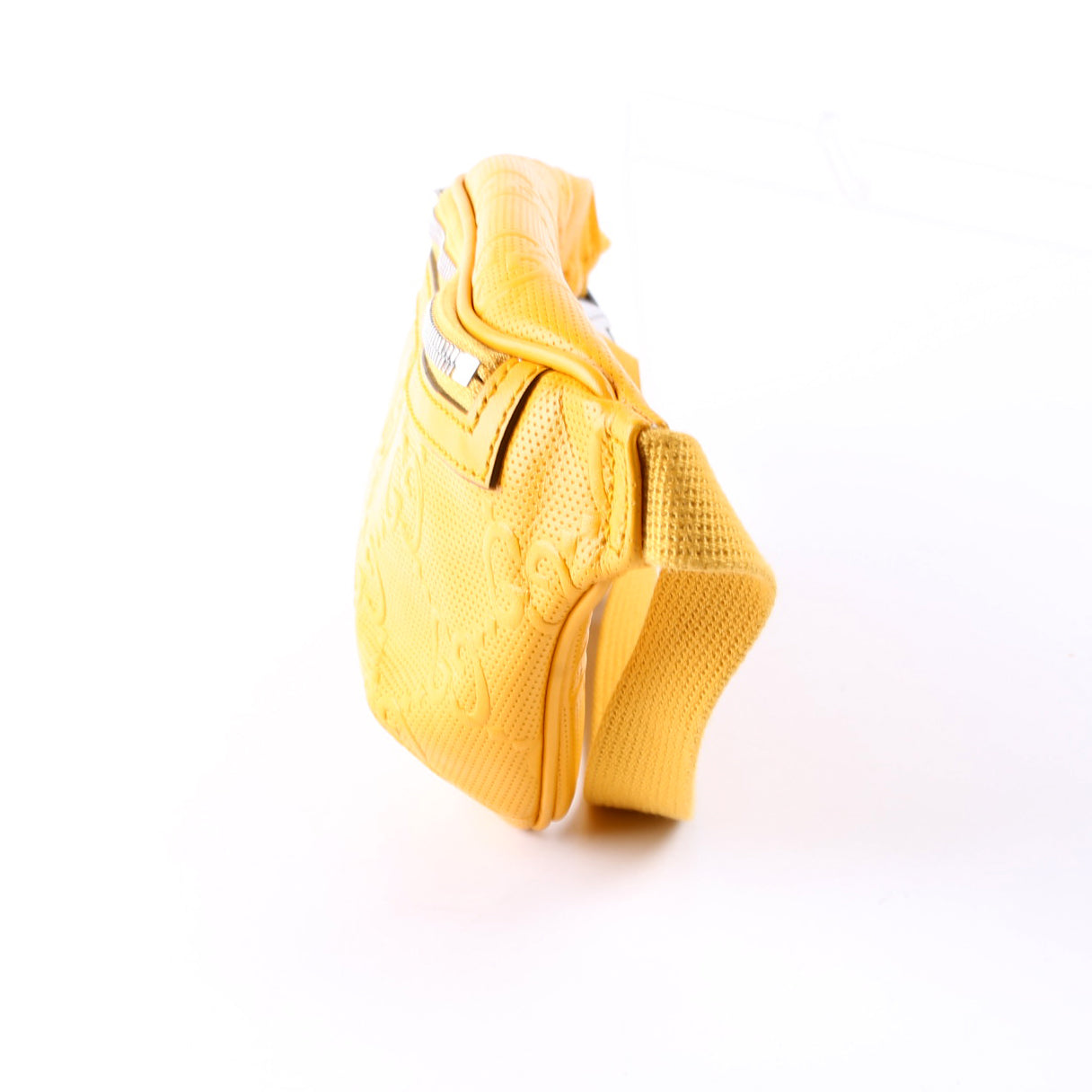 Gucci GG Embossed Belt Bag Yellow