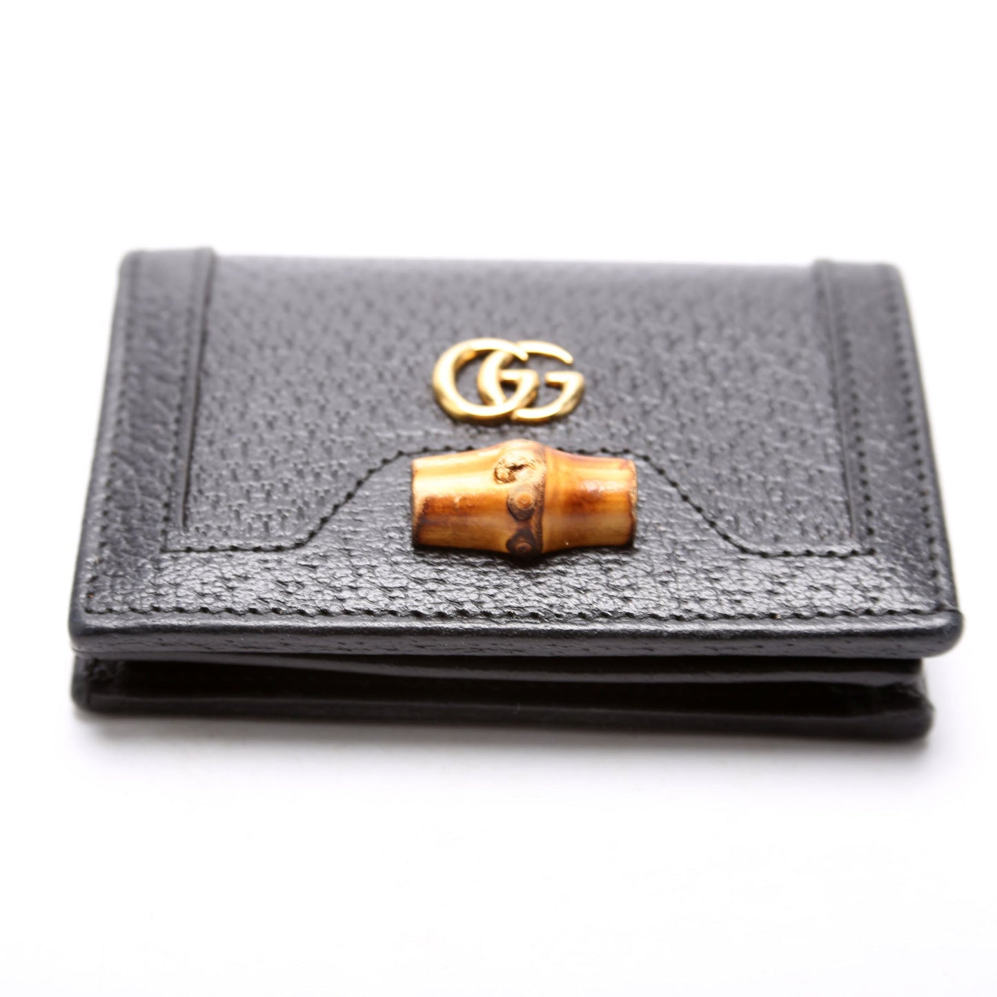 Gucci Diana Card Case Wallet Black