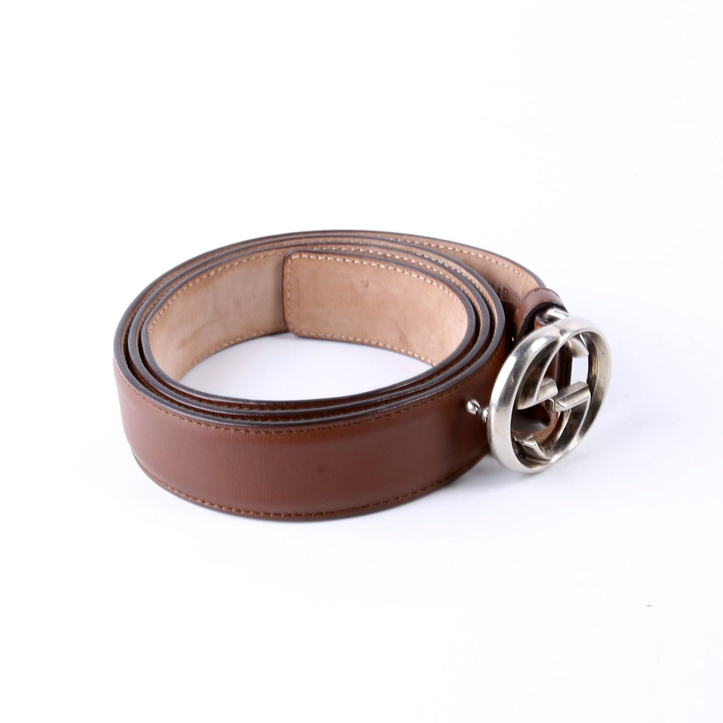 Gucci Interlocking GG Thin Belt Size /