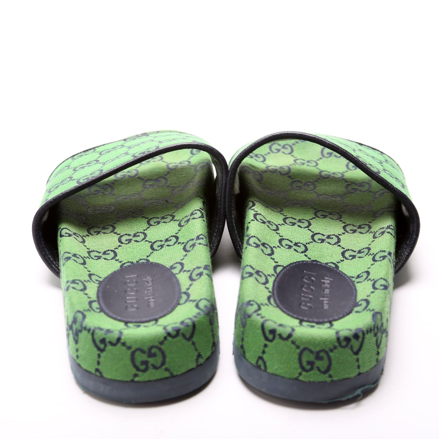 Gucci GG Canvas Slides Size Men's Green