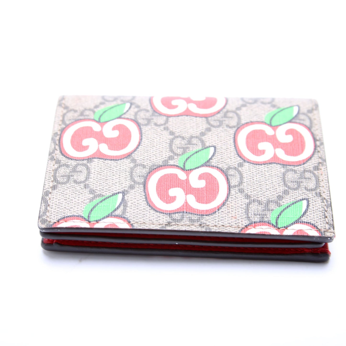 Gucci GG Apple Card Case Red