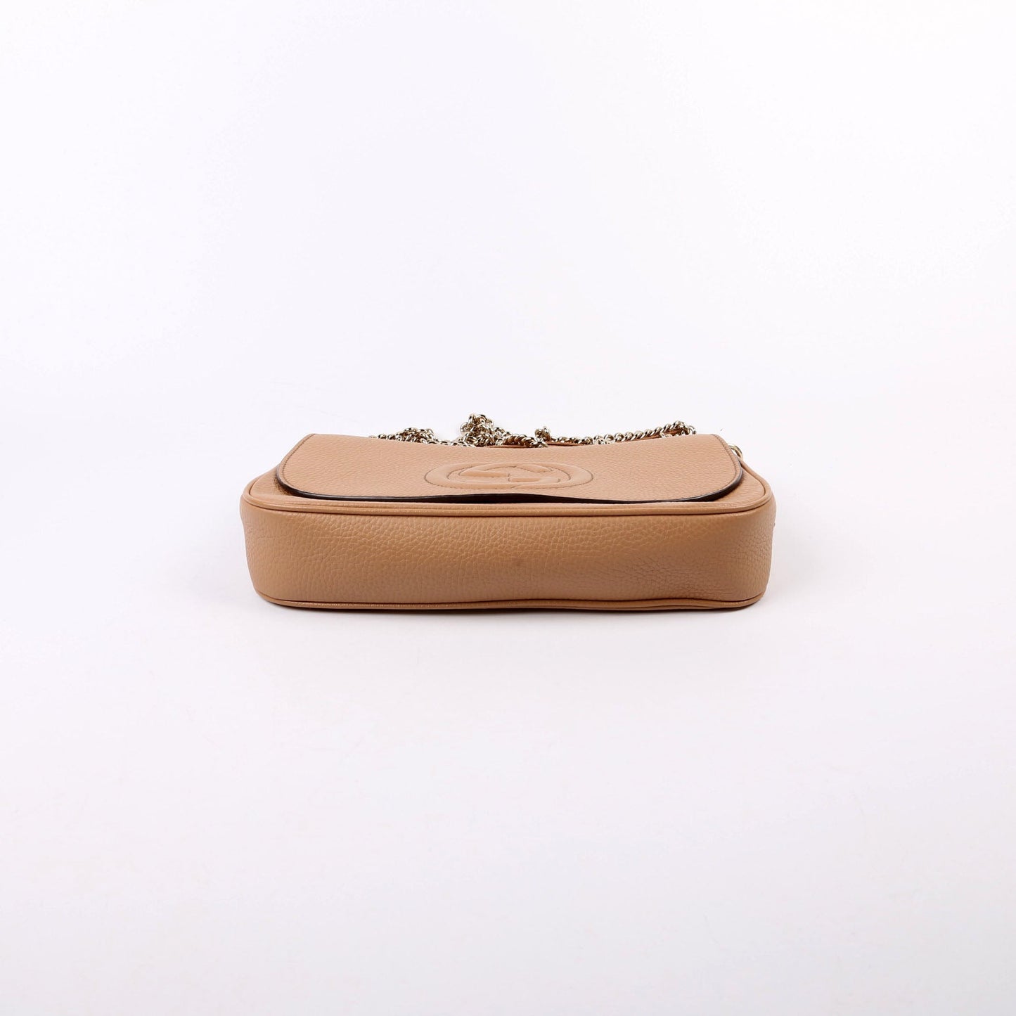 Gucci Soho Chain Tassel Flap Beige
