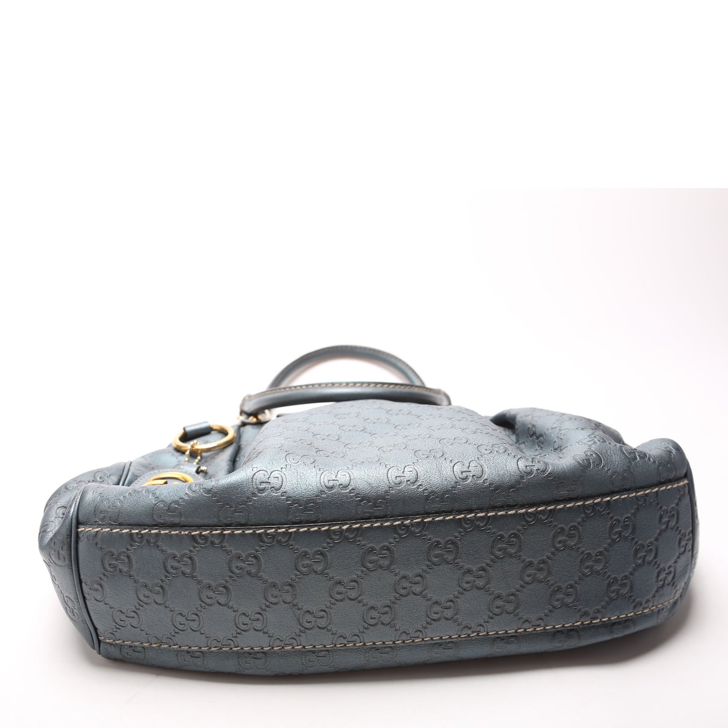 Gucci Sukey GG Leather Medium Blue