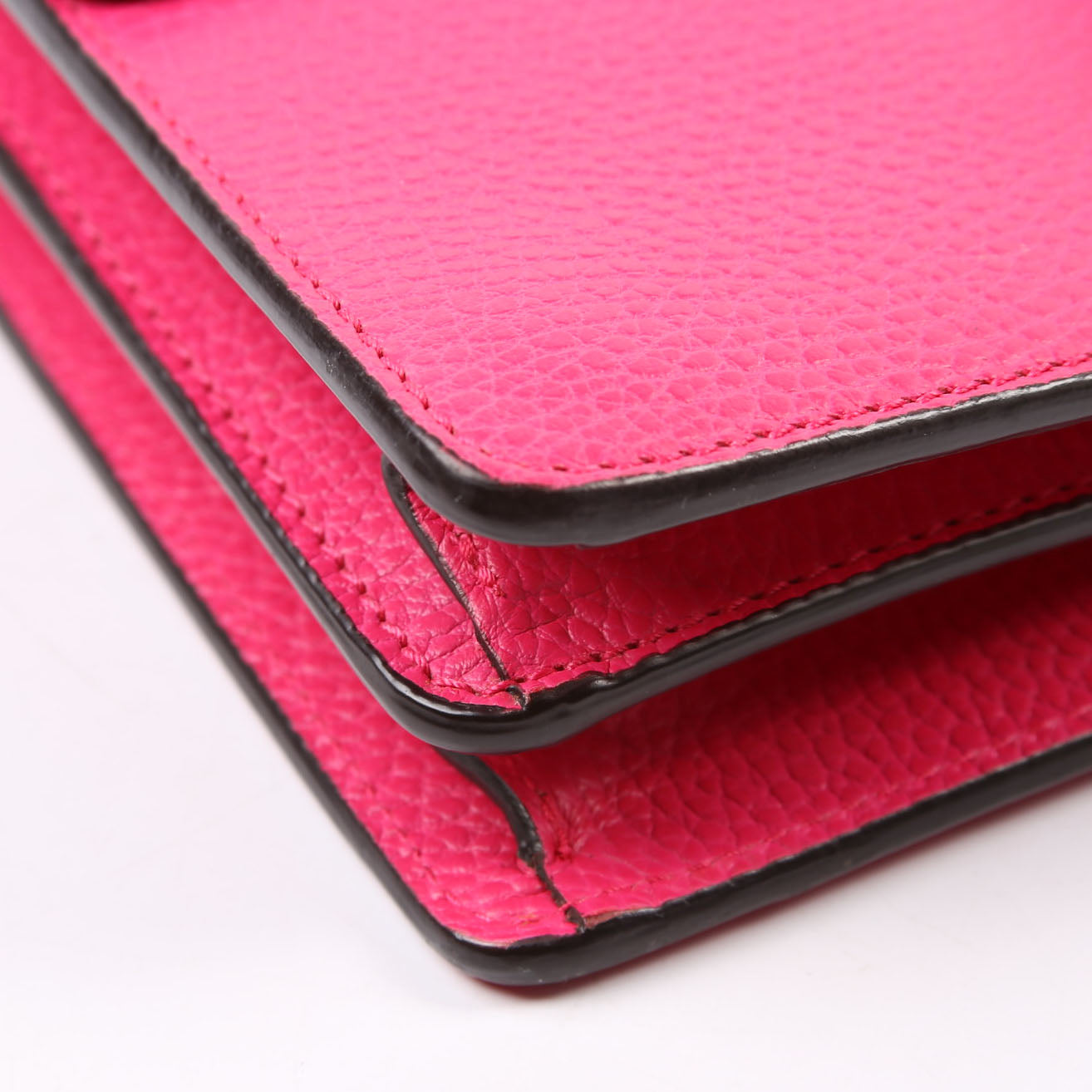Gucci Dionysus Leather Shoulder Small Pink