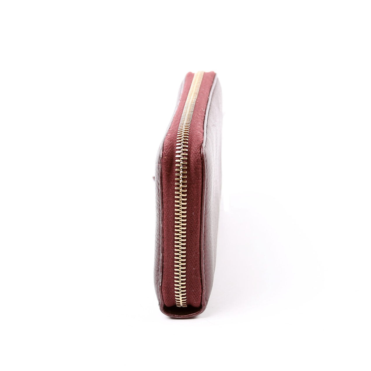 Gucci Soho Zippy Wallet Maroon