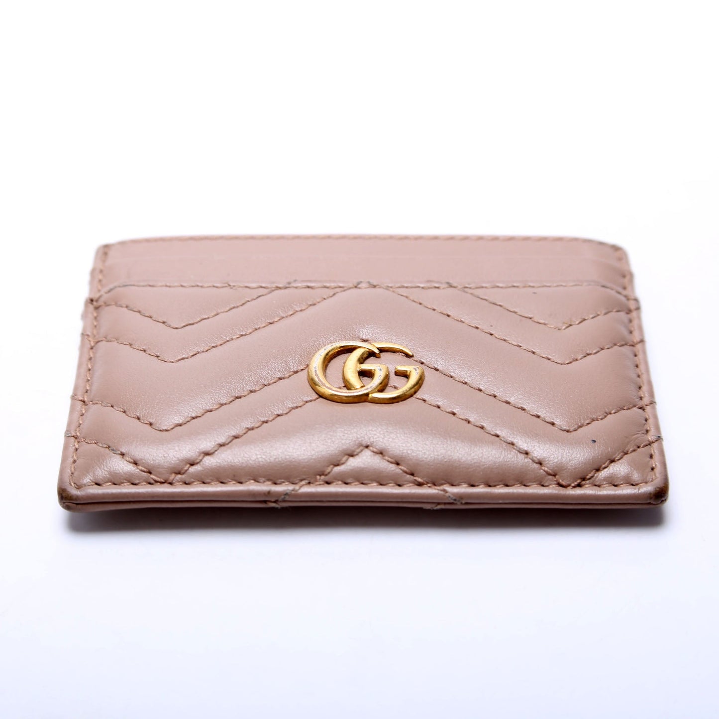 Gucci GG Marmont Card Holder Beige