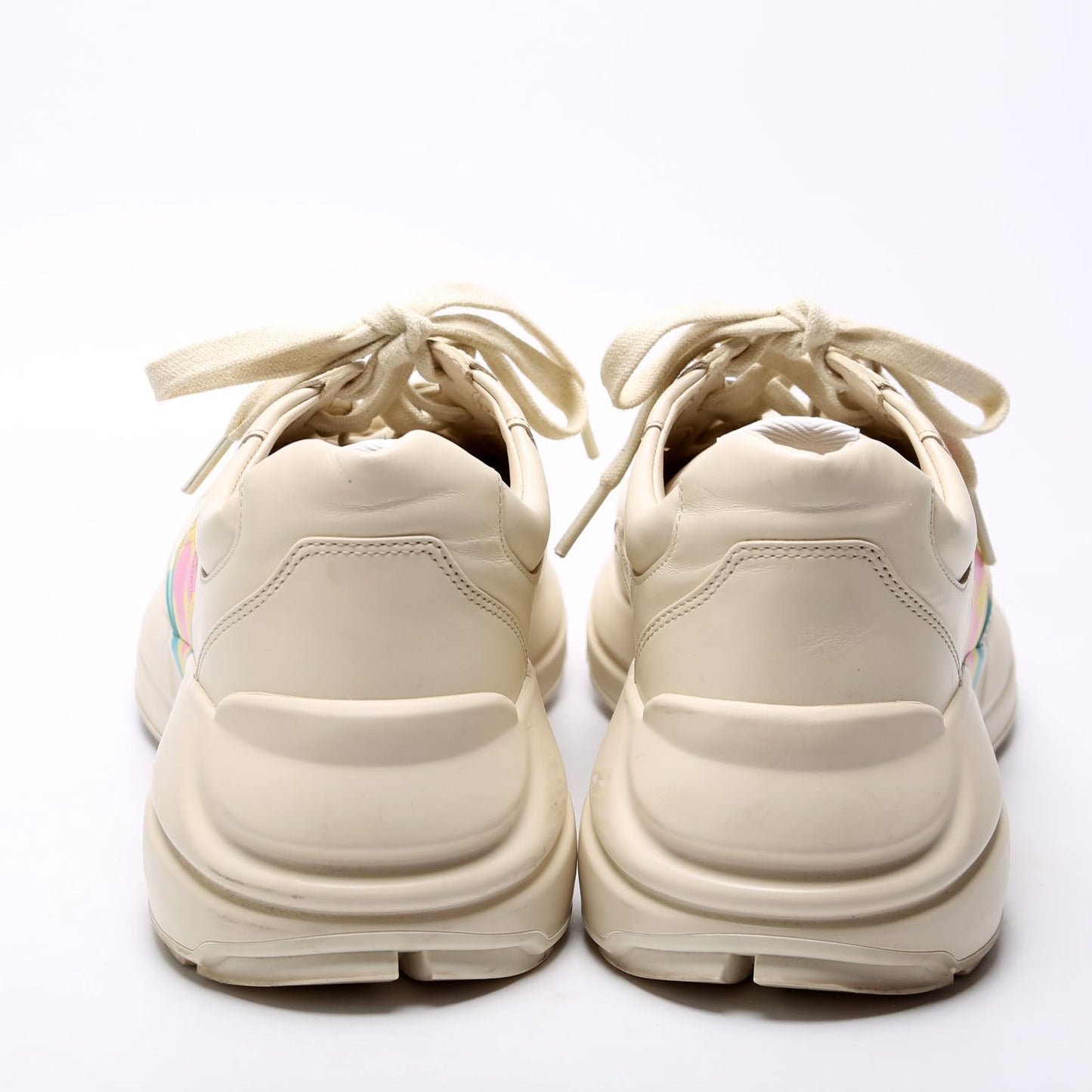 Gucci Rhyton Heart Sneakers Size . Cream