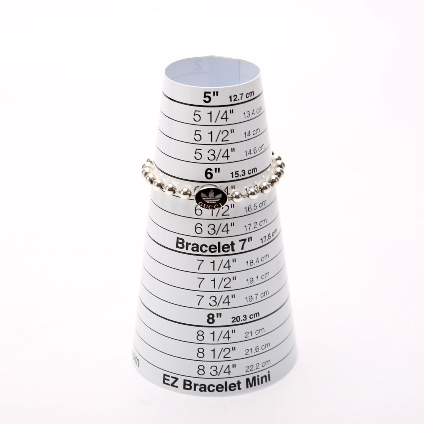 Gucci X Adidas Boule Ball Chain Bracelet Size