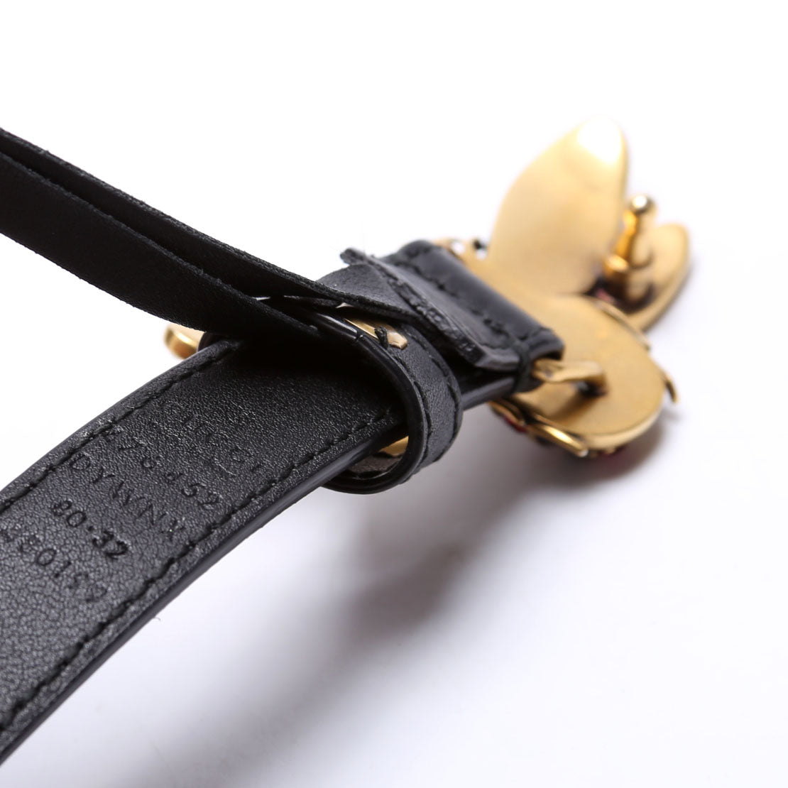 Gucci Queen Margaret Bee Belt Size / Black