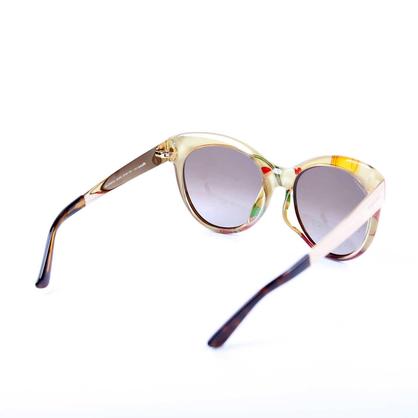 Gucci GG Tortoise Cateye Sunglasses Brown
