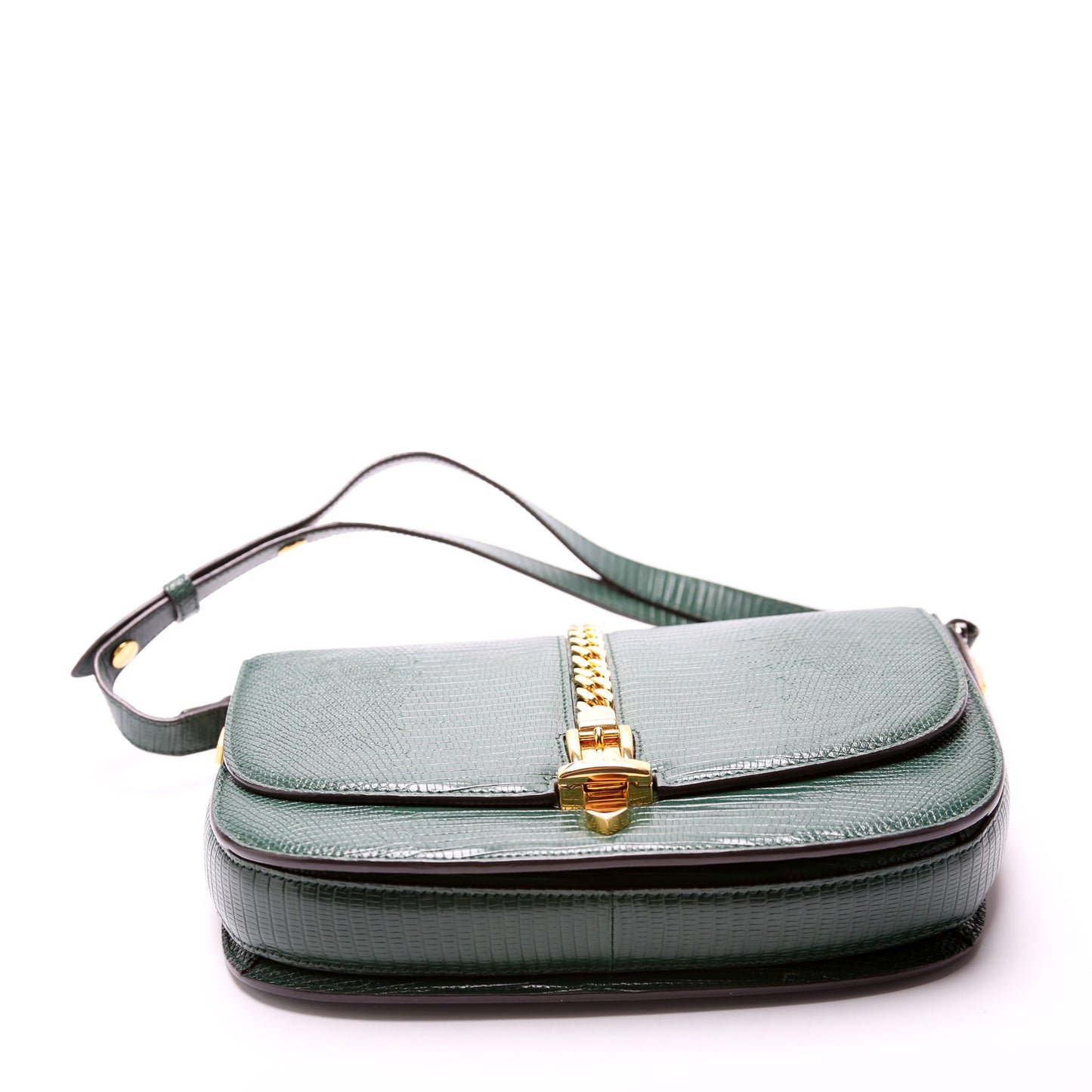 Gucci Sylvie Lizard Small Green