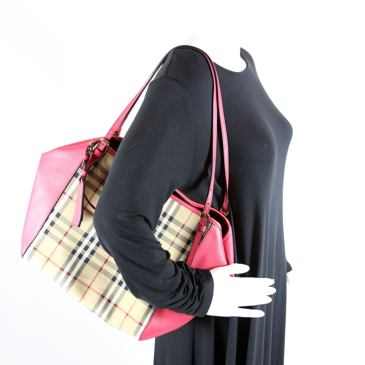 Haymarket Check Small Canterbury Tote Pink