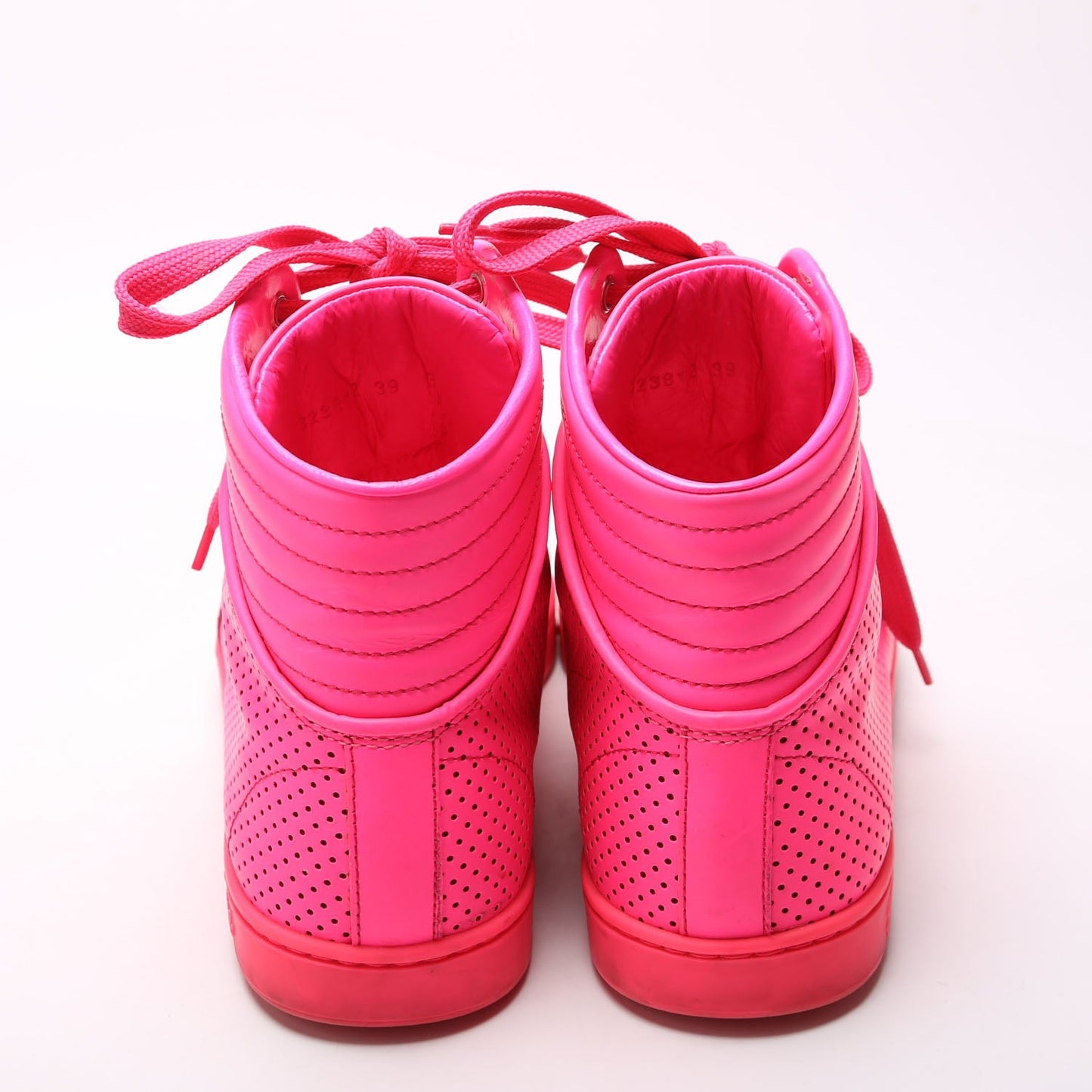 Gucci High Top Leather Sneakers Size