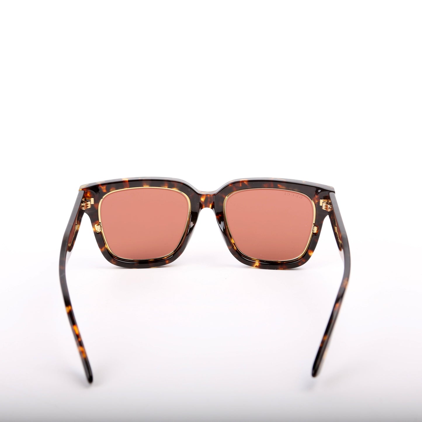 Gucci GGS Havana Square Sunglasses Tortoise