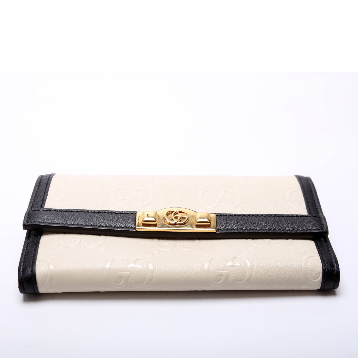 Gucci Jumbo GG Wallet Beige/Black