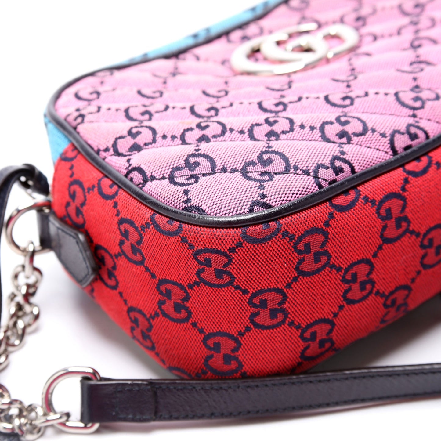 Gucci Marmont Small Multicolor Canvas Camera Multicolor