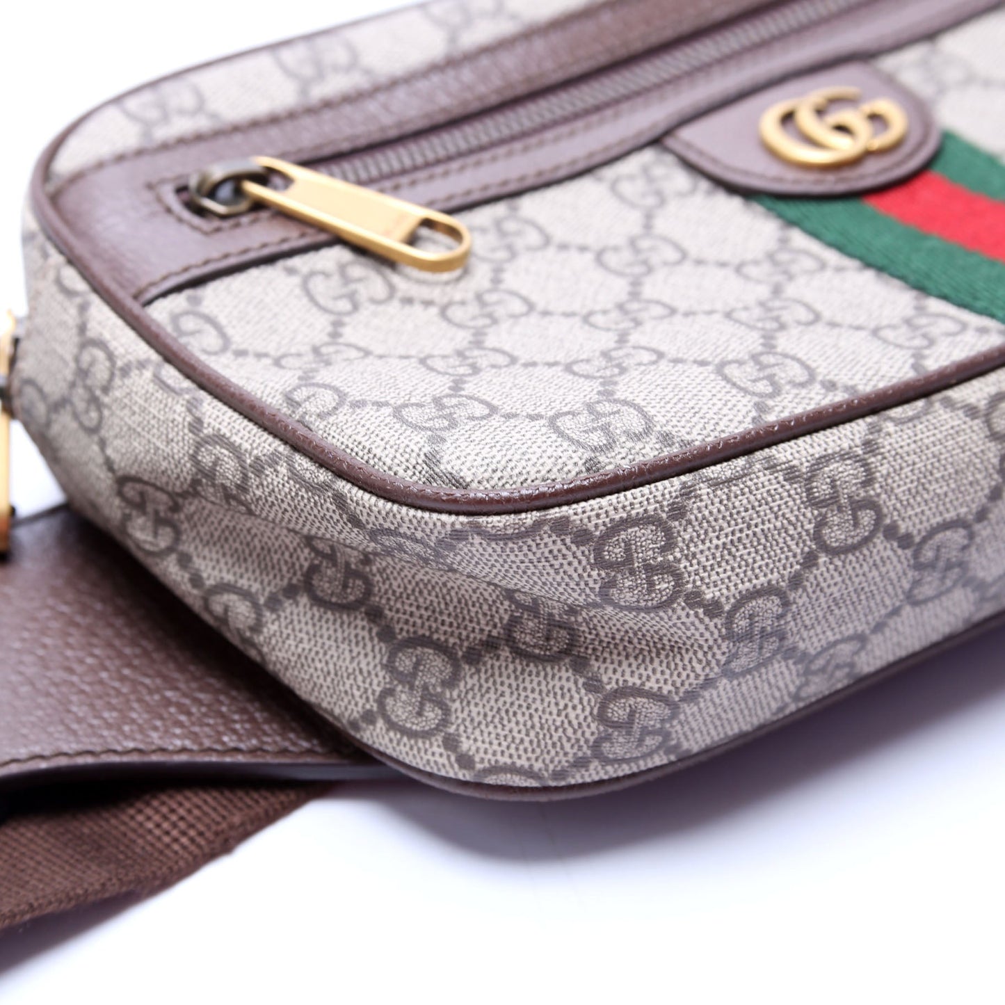 Gucci Ophidia GG Belt Bag Brown