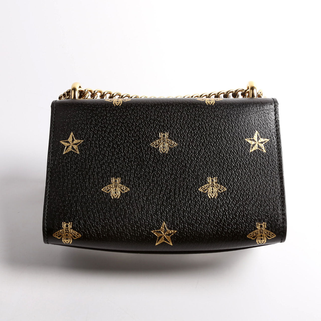 Gucci Padlock Bee Star Leather Small