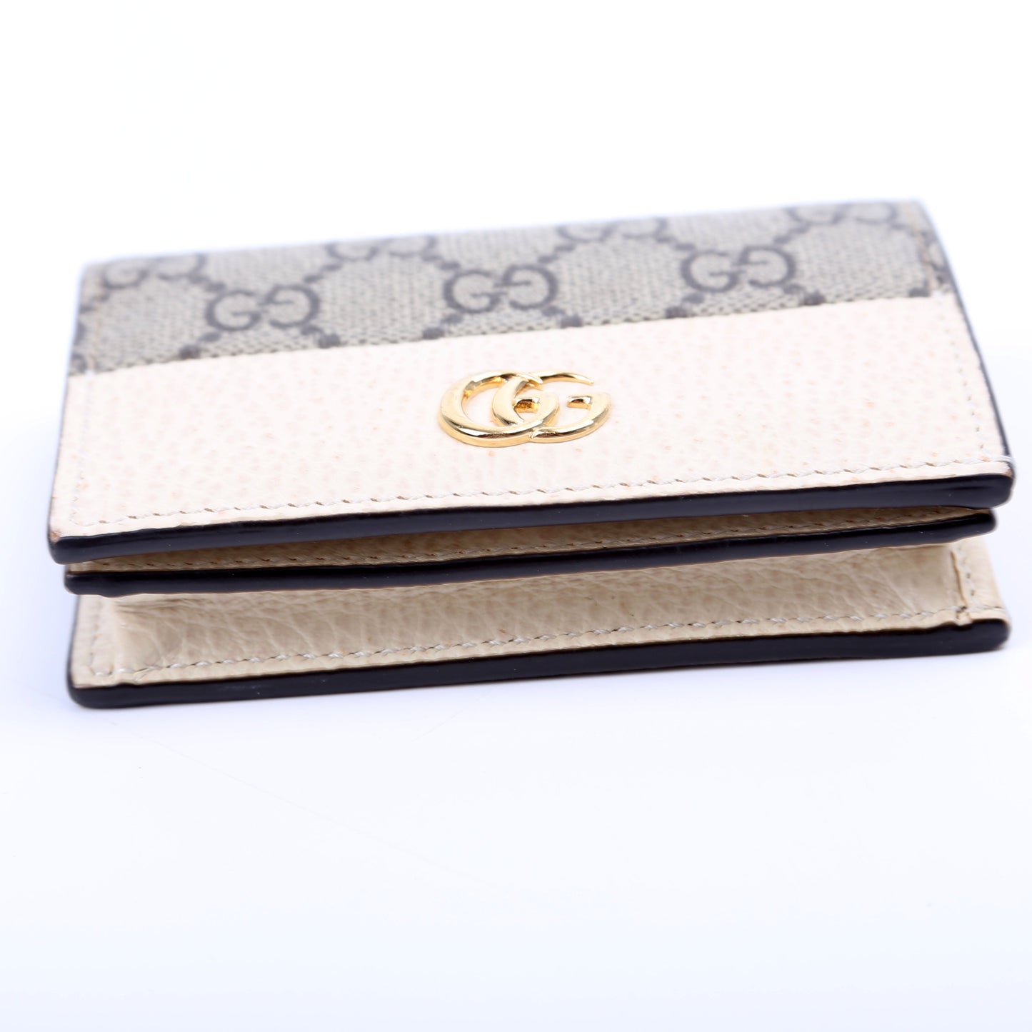 Gucci GG Supreme Marmont Card Case White