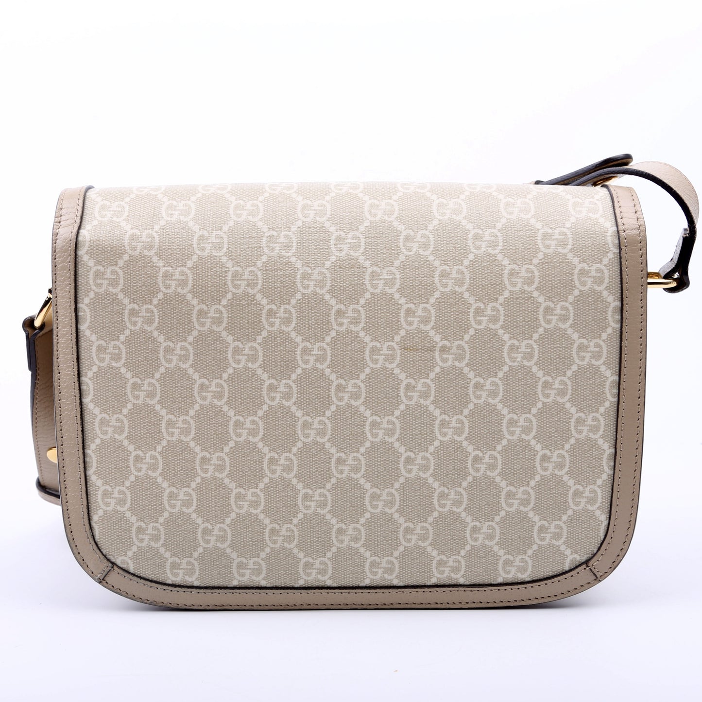 Gucci Horsebit Shoulder Bag White