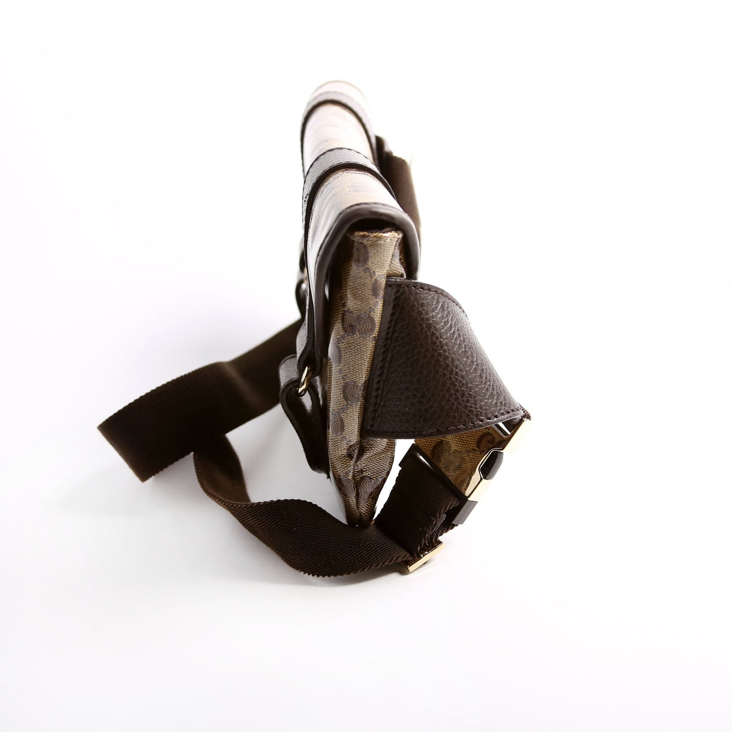 Gucci GG Crystal Waist Belt Bag Brown