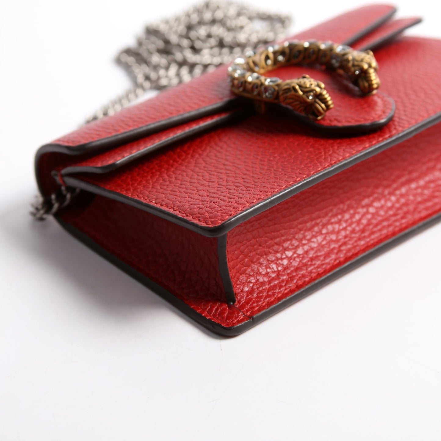 Gucci Dionysus Leather Super Mini Red