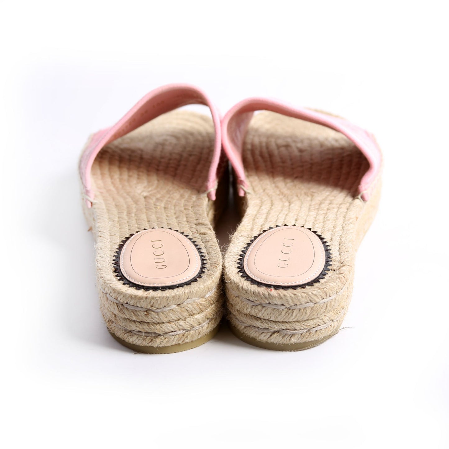 Gucci Interlocking G Damita Espadrilles Size Pink