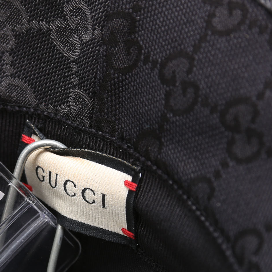 Gucci Marmont GG Canvas Bucket Size Medium Black