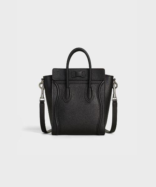 Celine Nano Luggage Tote Black
