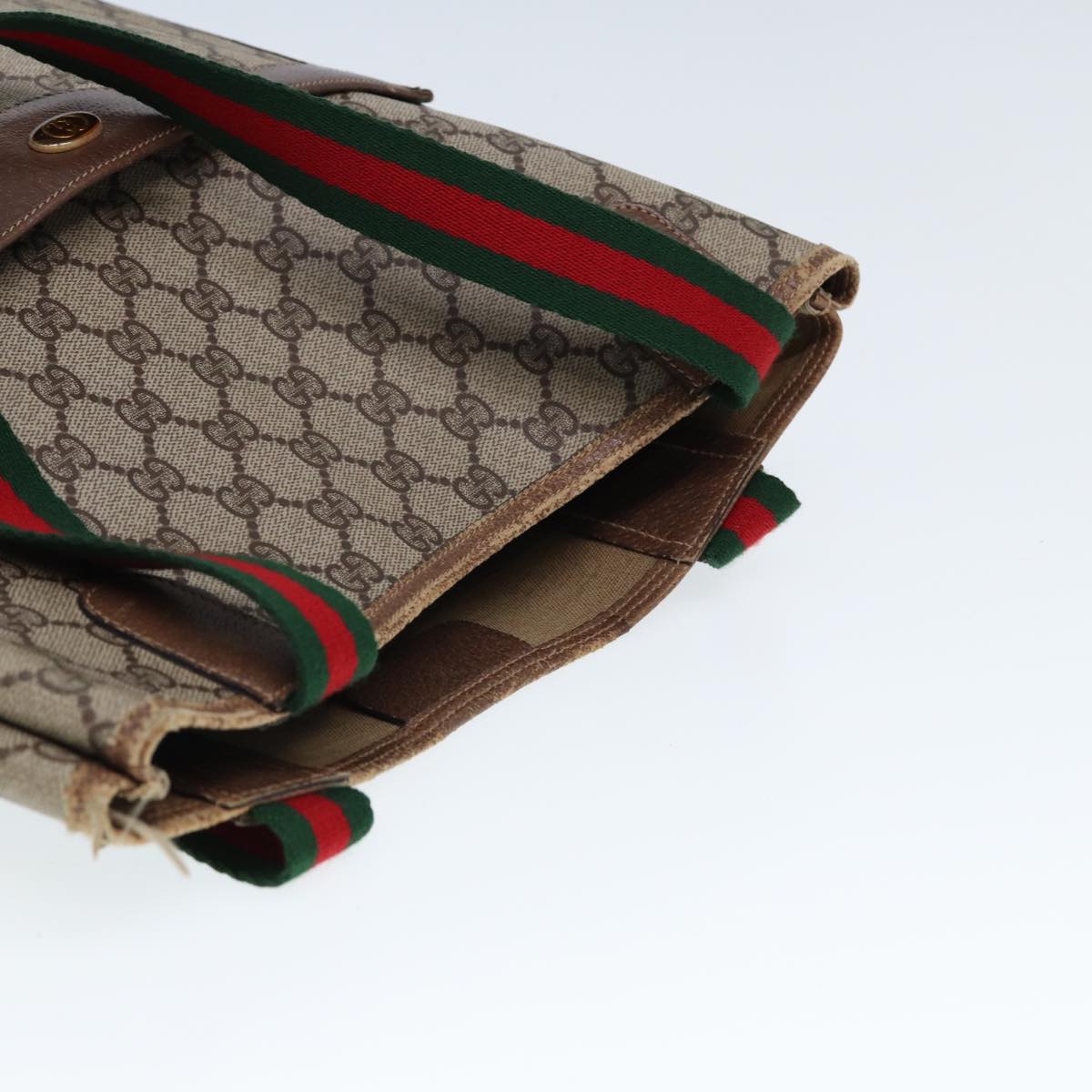 Gucci Gg Canvas Beige Synthetic Tote Bag