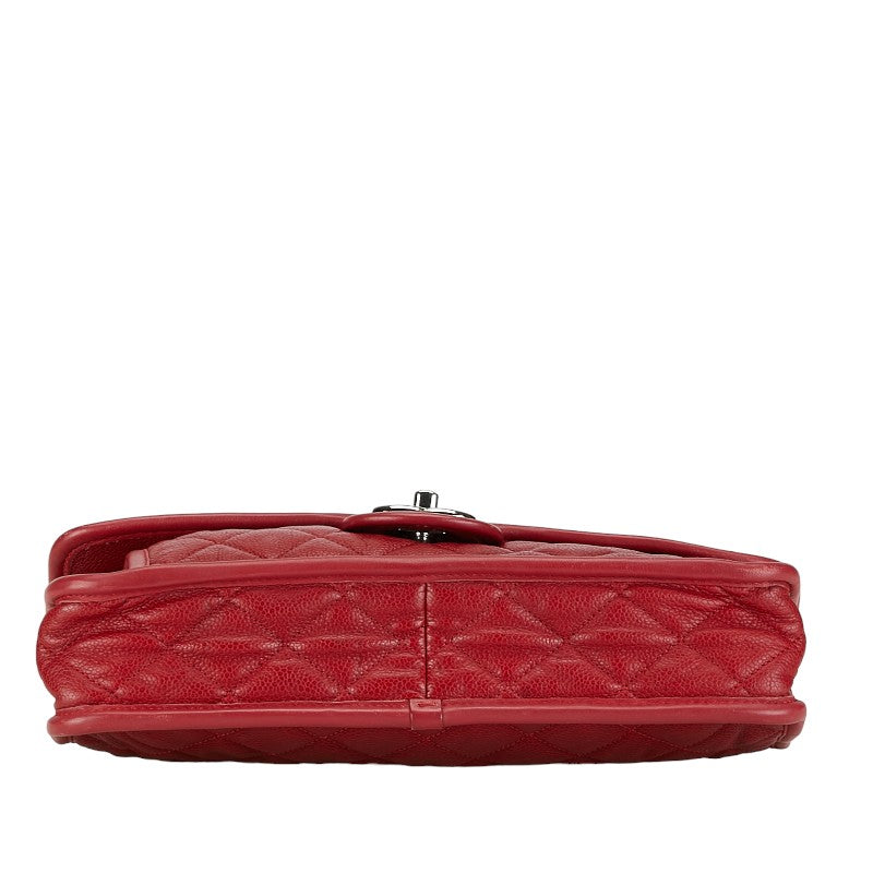 Chanel Liberty Matrasse Chain Shoulder Bag Red Caviar S Chanel