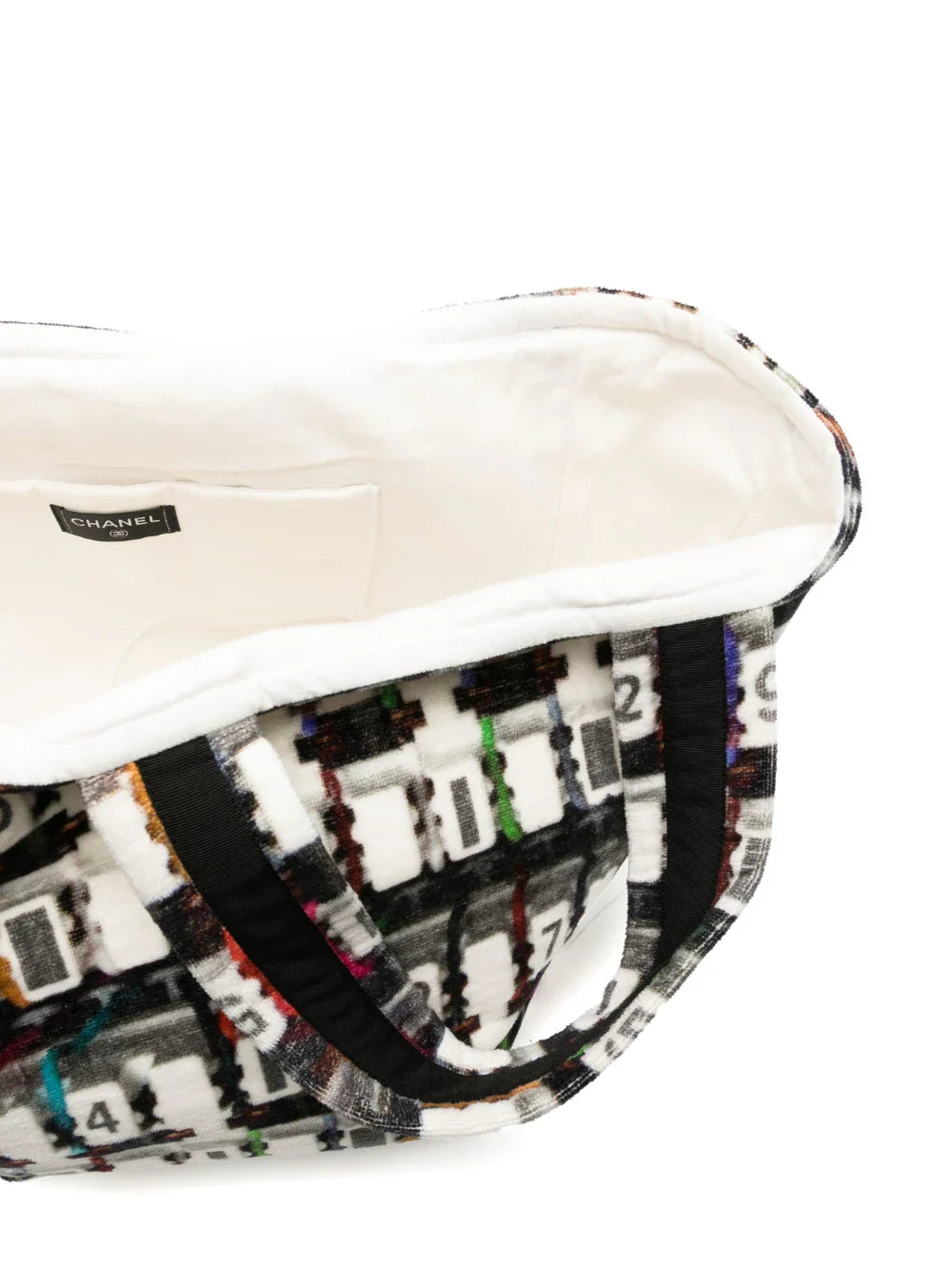 Geometric Print Large Beach Tote