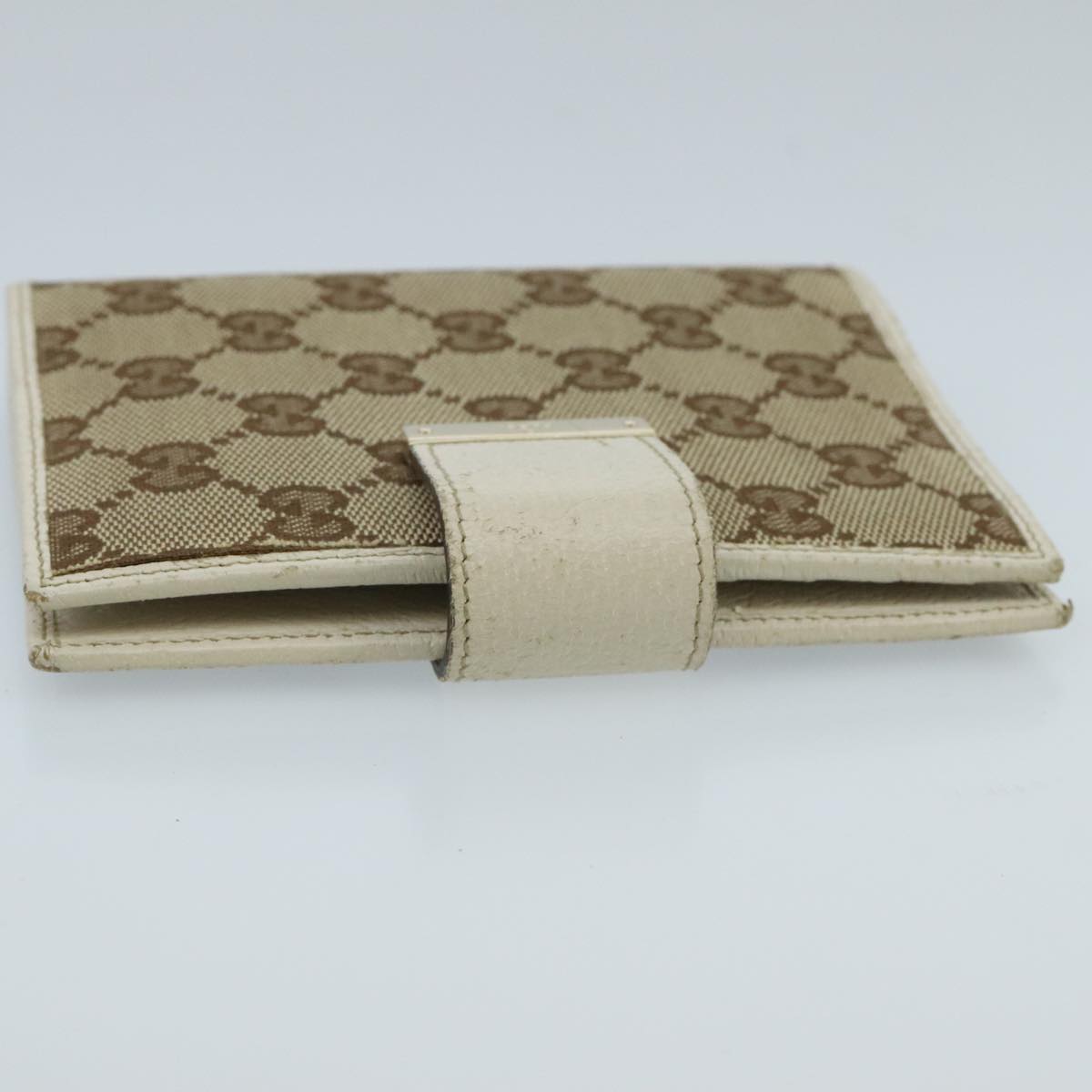 Gucci Couverture Agenda Beige Canvas Wallet