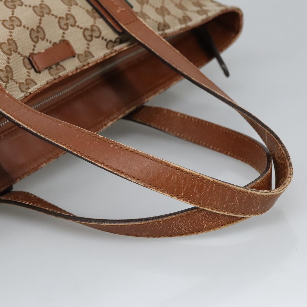 Gucci Beige Canvas Tote Bag