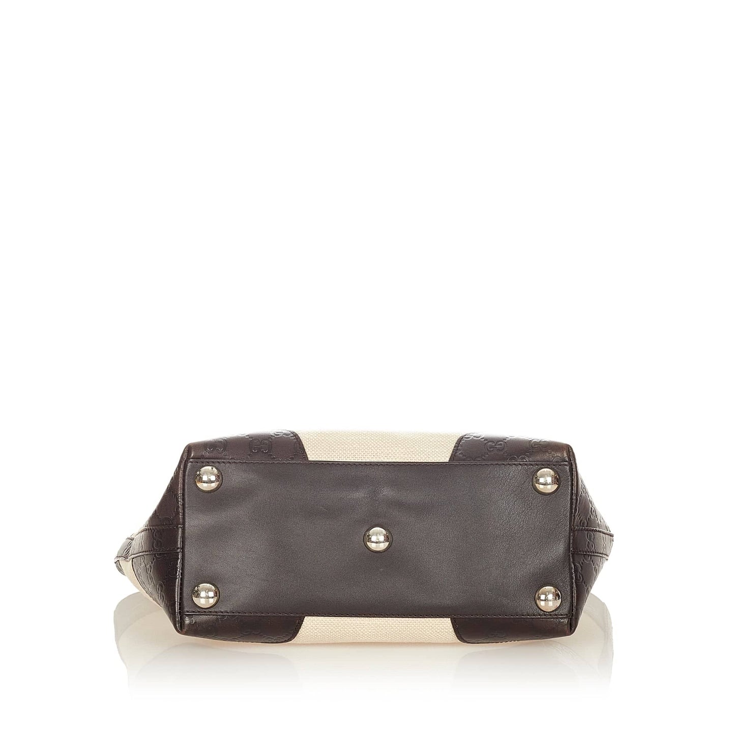 Gucci Tote Bag Brown Canvas