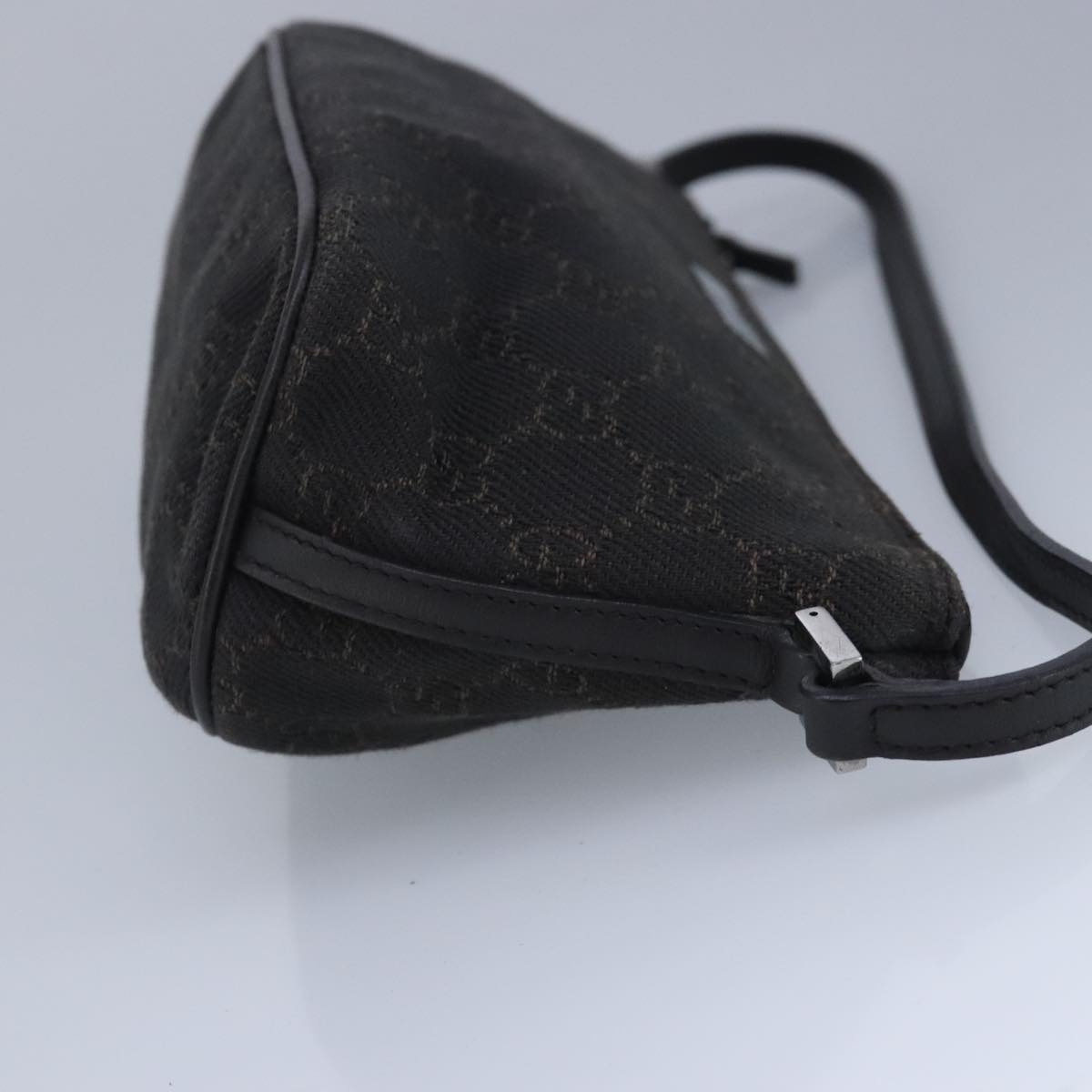 Gucci Brown Canvas Clutch Bag