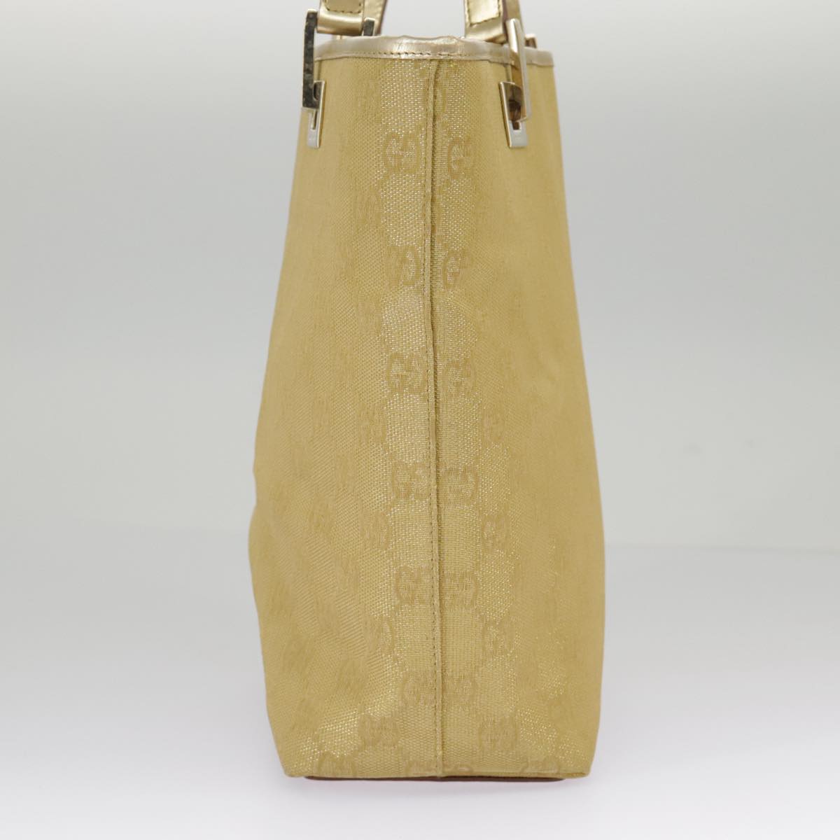 Gucci Gold Canvas Tote Bag