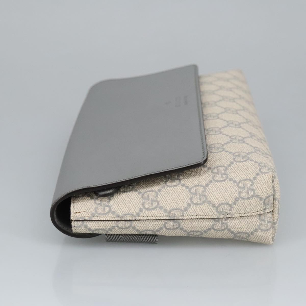Gucci White Canvas Shoulder Bag