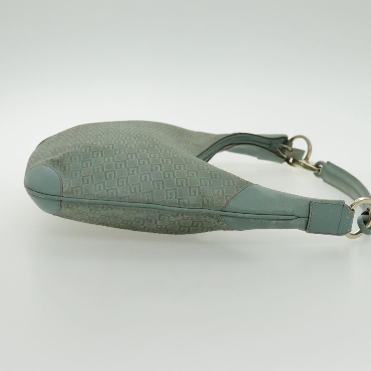 Gucci Hobo Blue Suede Shoulder Bag