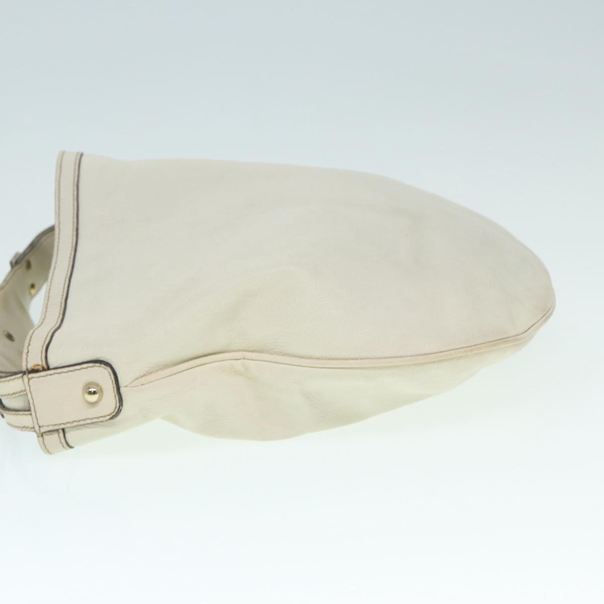 Gucci Hobo Beige Leather Shoulder Bag
