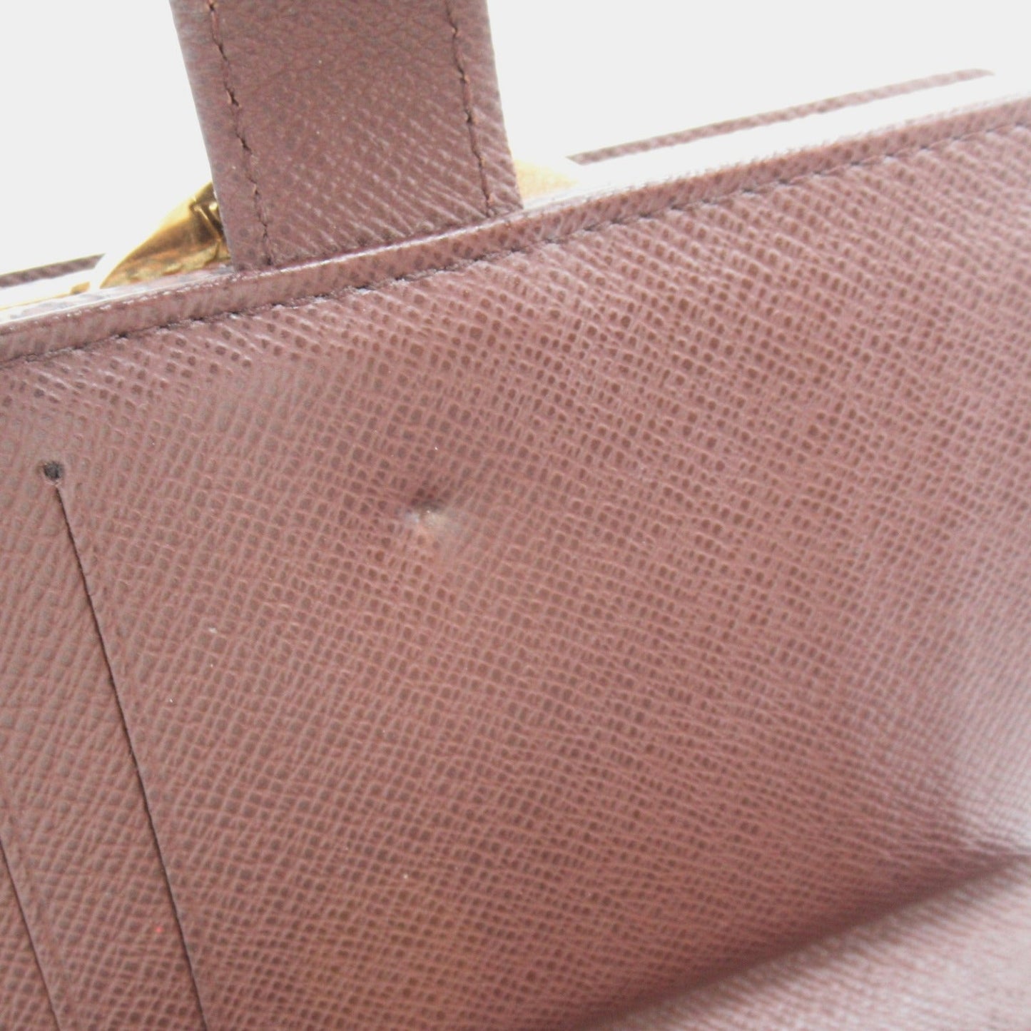 Louis Vuitton Portefolio Vienna Double Fold Wallet Wallet PVC Coated Canvas Damier Brown N61674