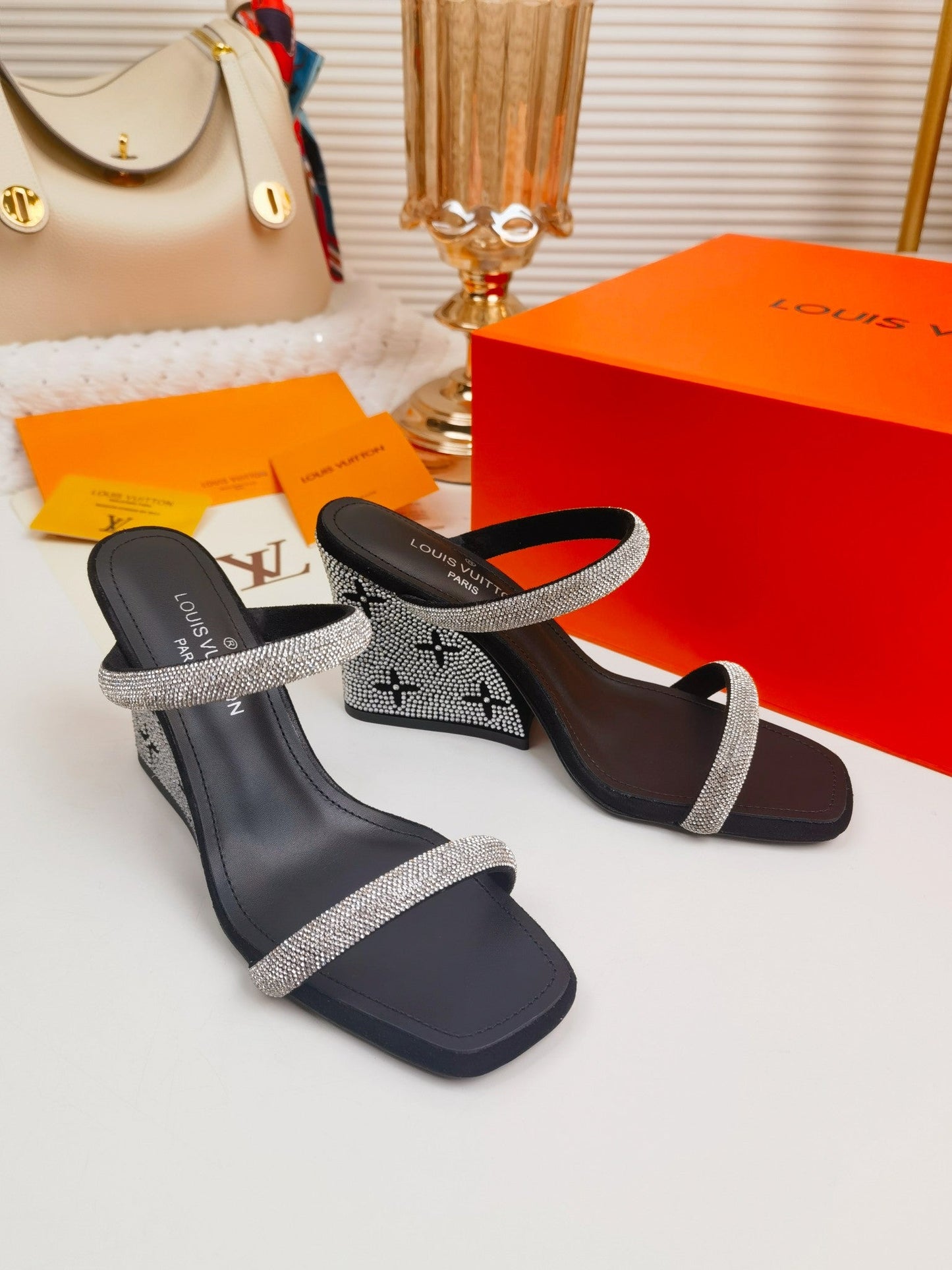 New Louis Vuitton High Heel Shoes 015