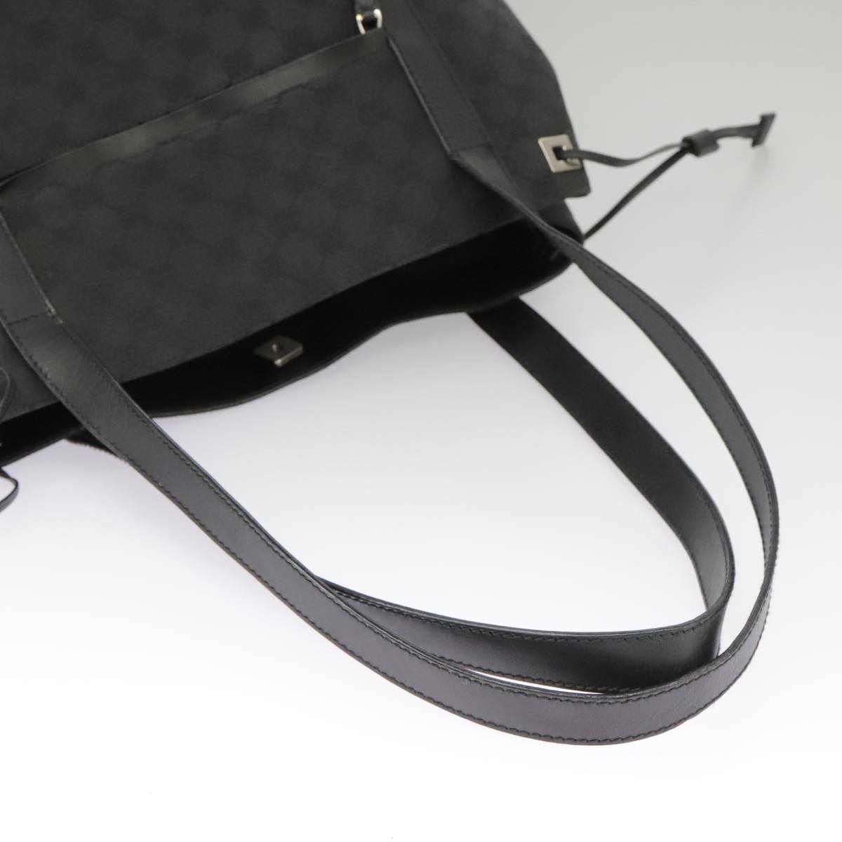 Gucci Black Canvas Shoulder Bag