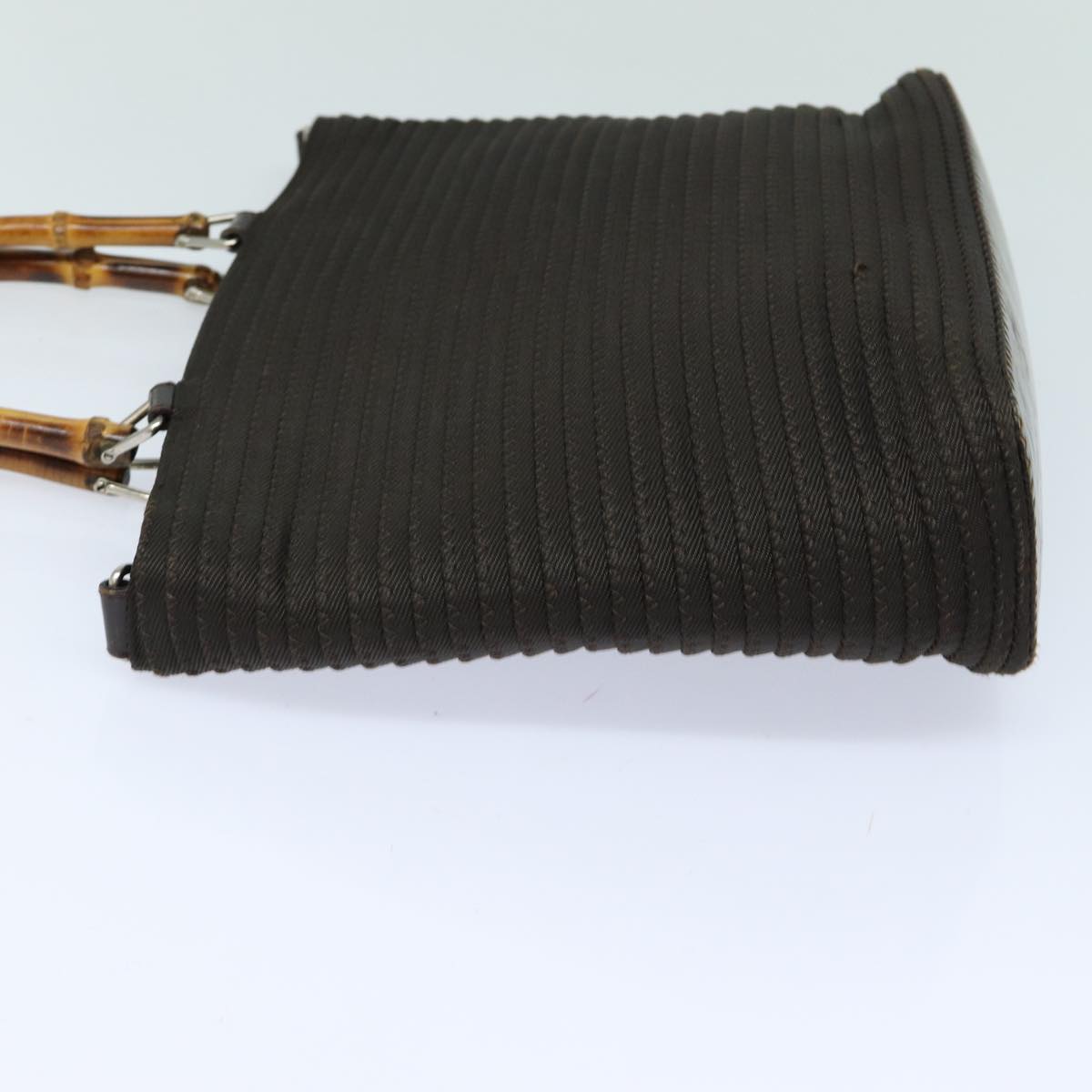 Gucci Bamboo Brown Synthetic Handbag