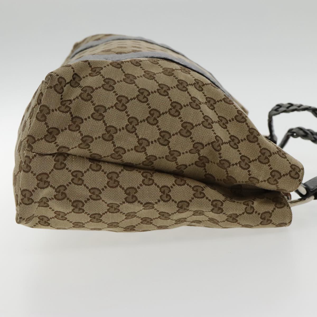 Gucci Bamboo Brown Canvas Tote Bag